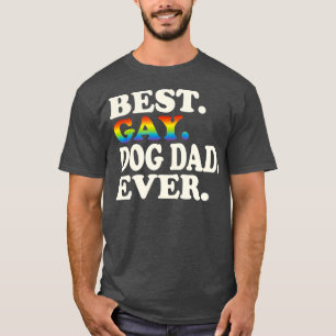 T-shirt Meilleur Chien Gay Papa Jamais Gay Égalité Homme