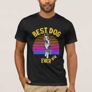 T-shirt Meilleur chien Great Dane jamais Retro