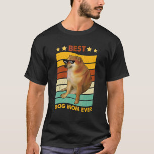 T-shirt Meilleur Chien Maman Jour Citer Chien Maman Costum