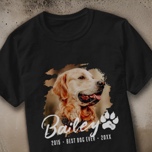 T-shirt Meilleur Chien Mémorial Moderne Pour Animaux De Co