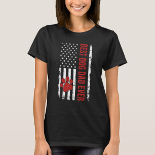 T-shirt Meilleur Chien Papa Jamais Chien Daddy Fête des pè