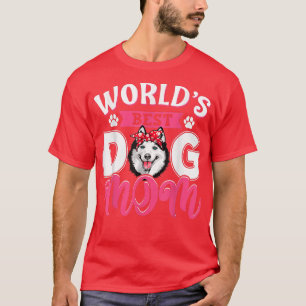 T-shirt Meilleur Chien Sibérien Husky de Sibérie Maman Mèr