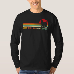T-shirt Meilleur Chih Tzu Papa Jamais Rétro Shih Tzu Chien