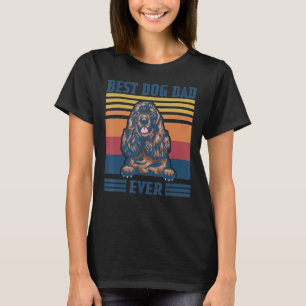 T-shirt Meilleur Cocker Espagnol Papa Jamais Chien Papa Pè