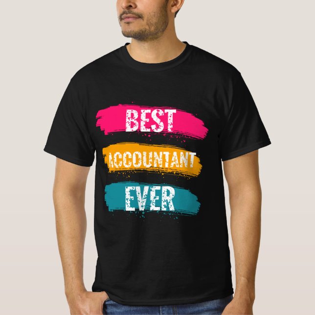 T-shirt Meilleur comptable (Devant)