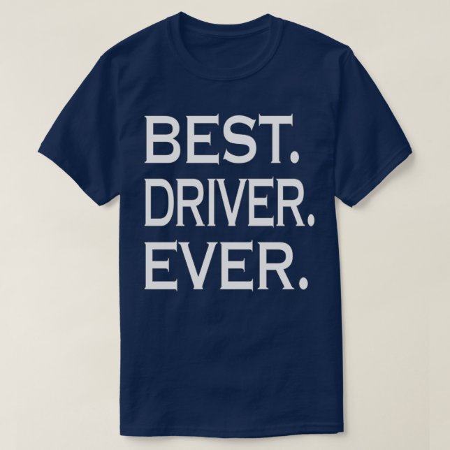 T-shirt Meilleur conducteur (Design devant)