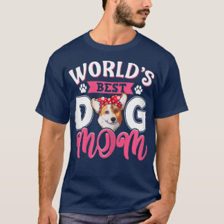 T-shirt Meilleur Corgi Dog Maman Mère Drôle Mère Drôle