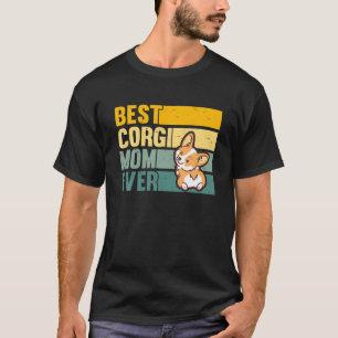 T-shirt Meilleur Corgi Maman jamais Vintage Funny Animal C