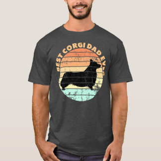 T-shirt Meilleur Corgi Papa Jamais Design817