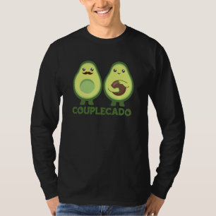 T-shirt Meilleur couple Avocado Couple Mieux demi-enceinte