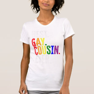T-shirt Meilleur Cousin Gay Ever Fierté LGBT Gay Cousin Ca