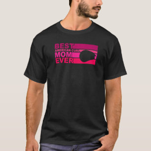T-shirt Meilleur curling américain maman jamais