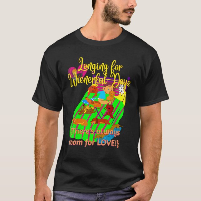 T-shirt Meilleur Dachshund Funny Wiener Dog Wienery Doxies (Devant)