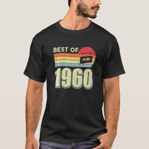 T-shirt Meilleur De 1960 Bande De Cassette Rétro Vintage 6