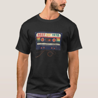 T-shirt Meilleur De 1978 Chemise Vintage 43E Anniversaire 