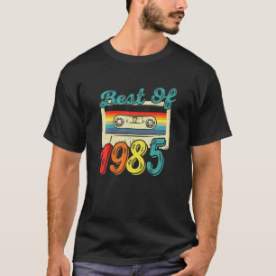 T-shirt Meilleur De 1985 37E Cadeaux Anniversaire Cassette