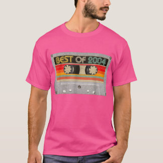 T-shirt Meilleur De 2004 18E Anniversaire Cadeaux Cassette