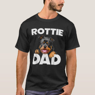 T-shirt Meilleur design Rottweiler pour hommes Papa Rottie