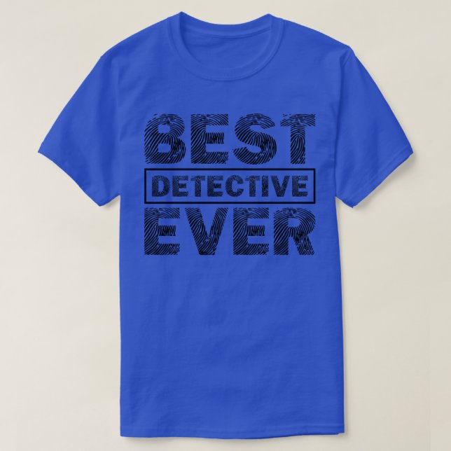 T-shirt Meilleur détective jamais (Design devant)