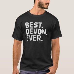 T-shirt MEILLEUR DEVON JAMAIS Drôle Nom Personnalisé Joke 