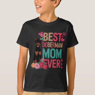 T-shirt Meilleur Doberman Maman jamais