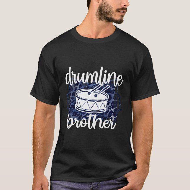 T-shirt Meilleur Drumline Brother Drumline Bro (Devant)