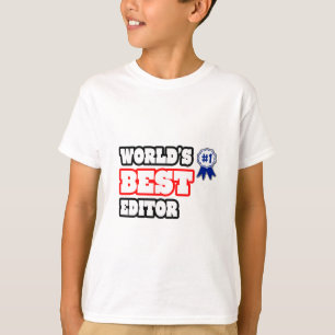 T-shirt Meilleur éditeur du monde