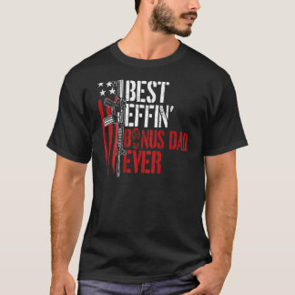 T-shirt Meilleur Effet pour hommes Bonus papa Jamais droit