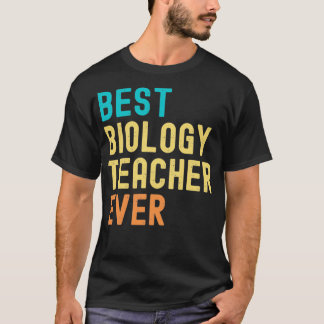 T-shirt Meilleur enseignant en biologie jamais 1