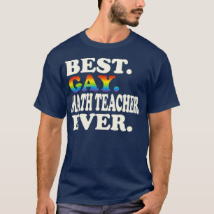T-shirt Meilleur Enseignant Gay Math Ever Égalité Genre Ga