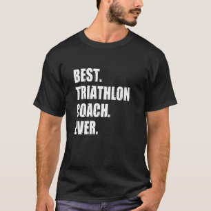 T-shirt Meilleur entraîneur de triathlon cycliste Jogger T