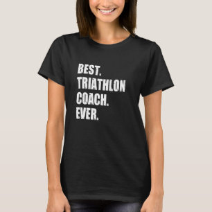 T-shirt Meilleur entraîneur de triathlon cycliste Jogger T