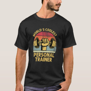 T-shirt Meilleur Entraîneur Personnel de Monde Gym Entraîn