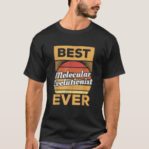 T-shirt Meilleur évolutionniste moléculaire vintage de tou