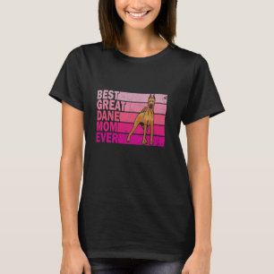 T-shirt Meilleur Faune Grand Chien Danse Maman Jour Rose V