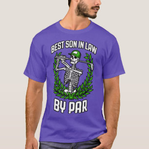 T-shirt Meilleur Fils En Droit Par Par Golf Funny Golf Ske