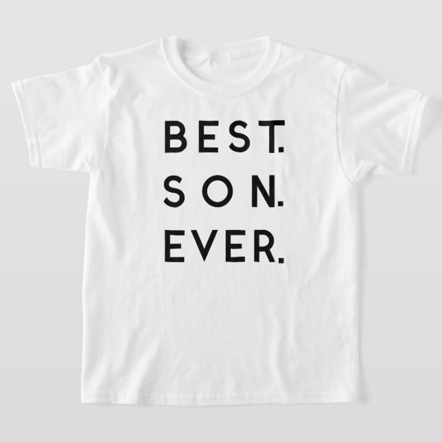 T-shirt Meilleur Fils Jamais Meilleur Maman Jour de la Mèr (Poser)