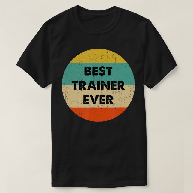 T-shirt Meilleur formateur jamais (Design devant)
