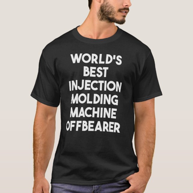 T-shirt Meilleur fournisseur de machine à moulage par inje (Devant)
