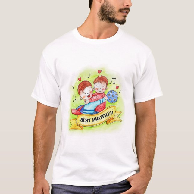 T-shirt Meilleur FRÈRE de tous les temps (Devant)