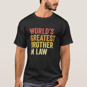T-shirt Meilleur Frère En Droit Frère En Droit