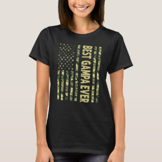 T-shirt Meilleur Gampa jamais nous Drapeau Américain Grand