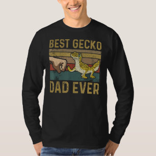 T-shirt Meilleur Gecko Papa Jamais Lizard Leopard Gecko
