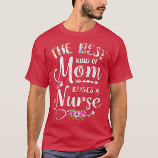 T-shirt Meilleur Genre De Mère Soulève Une Infirmière Mère