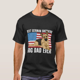 T-shirt Meilleur German Shepherd Dog Papa Ever