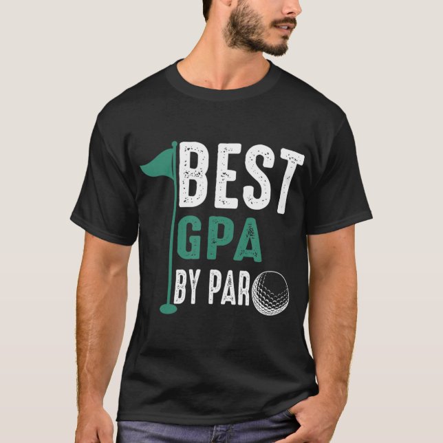 T-shirt Meilleur Gpa Par Par  (Devant)