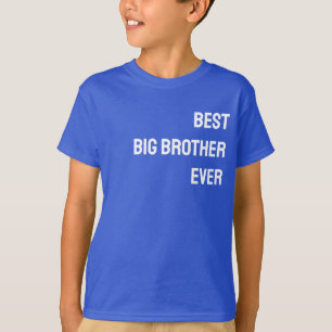 T-shirt Meilleur Grand Frère Jamais - PERSONNALISABLE