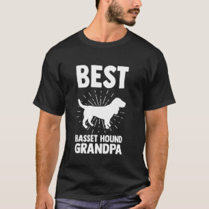 T-shirt meilleur grand-père chien basset hound
