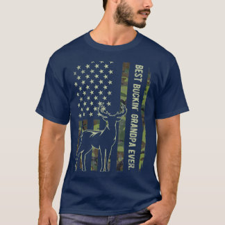 T-shirt Meilleur Grand-père jamais Camion Drapeau Américai