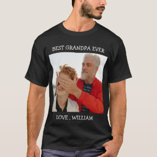 T-shirt Meilleur grand-père jamais Fête des pères texte ph